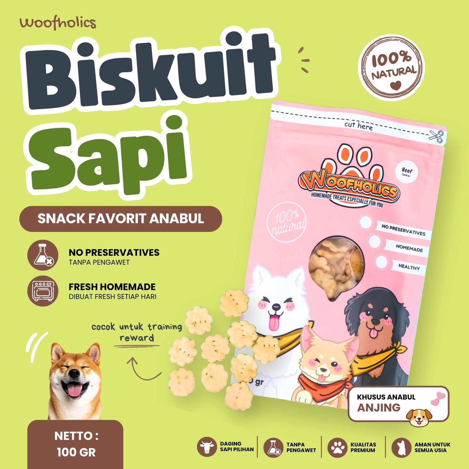 Beef Cookies | Biskuit Sapi