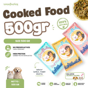 Cooked Food 500gr [ Wajib Pengiriman Instant / Paxel Next Day ]